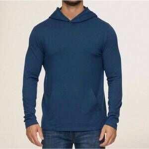 NEW FLAGS & ANTHEM clutch comfort hoodie in navy